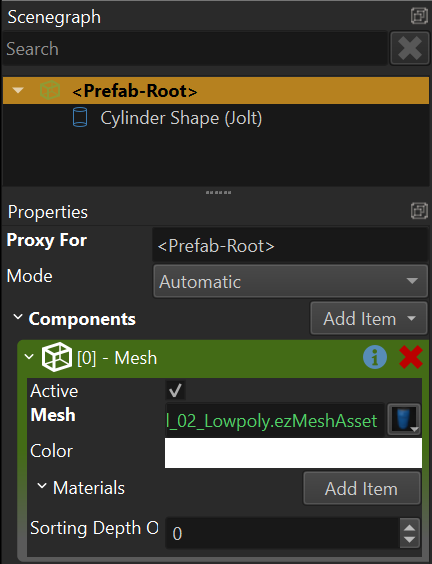 Prefab Root